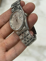 Tudor Prince Day & Date Stainless Steel 36mm Linen Automatic Watch 76214