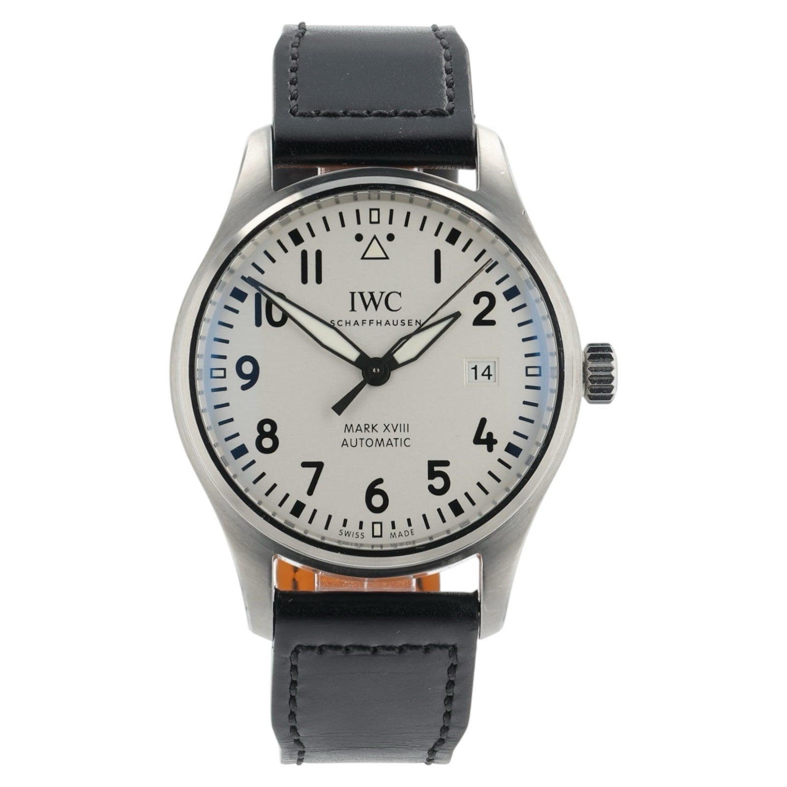 IWC Pilot Mark Silver Dial Stainless Steel 40mm Automatic Movement Mens IW327002