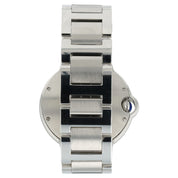 Cartier Ballon Bleu Diamonds Stainless Steel 36mm Auto Unisex Watch W4BB0017