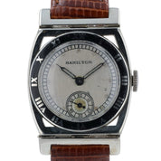 Hamilton Piping Rock Silver Dial 14k White Gold 29x43mm Manual Wind Men’s Watch