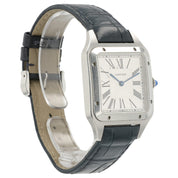 Cartier Santos Dumont Silver Dial Stainless Steel 31mm Quartz Mens WSSA0022