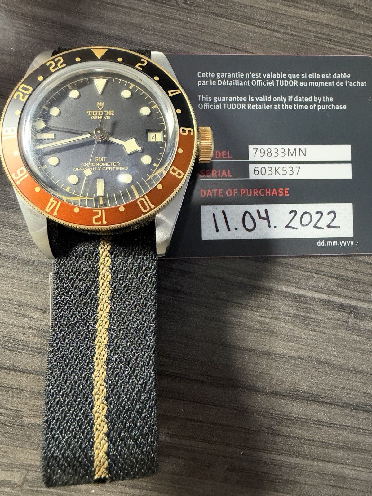 Tudor Black Bay “Rootbeer” Black Dial Automatic Movement 41mm Mens 79833