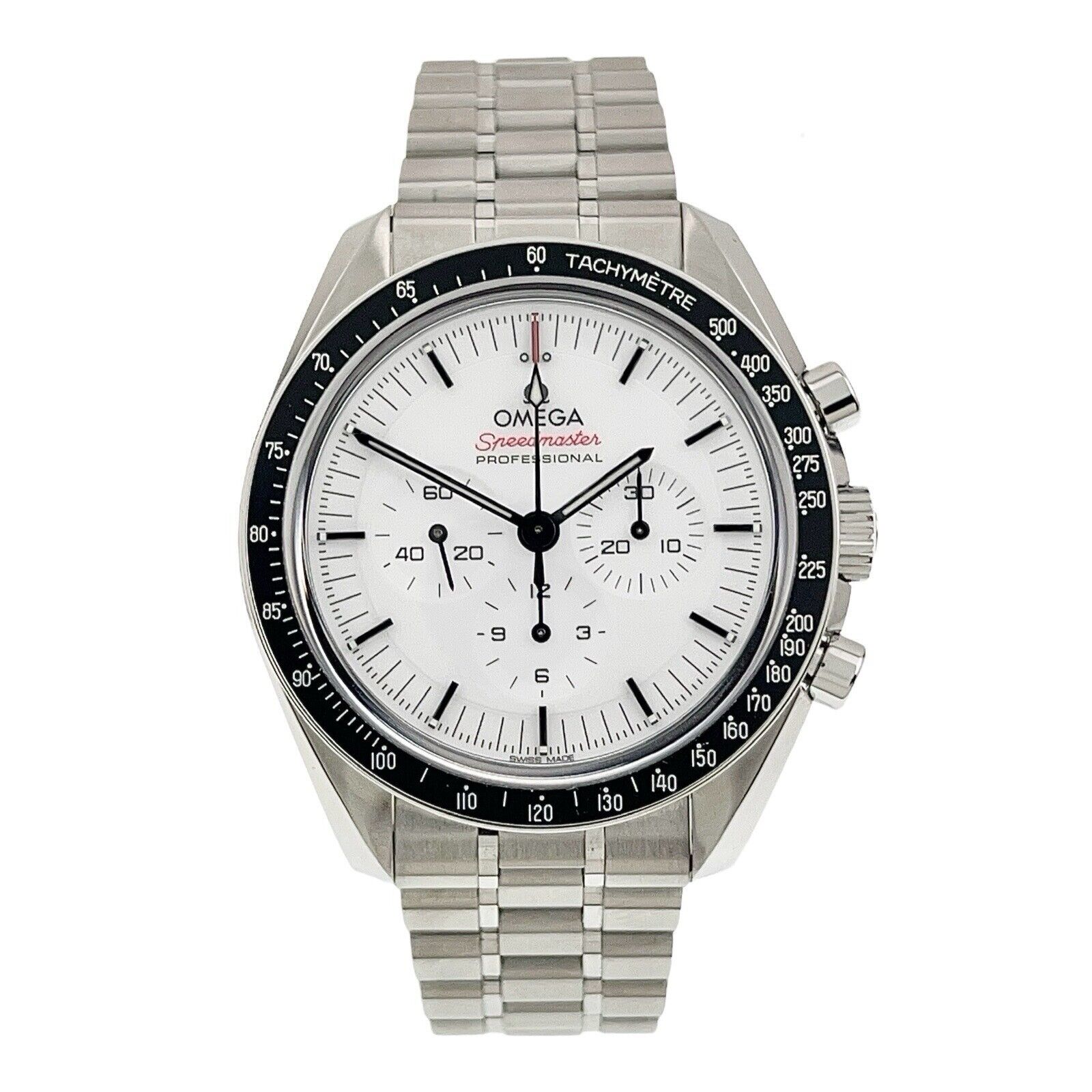 Omega Speedmaster Moonwatch Steel White Dial 42mm Manual 310.30.42.50.04.001