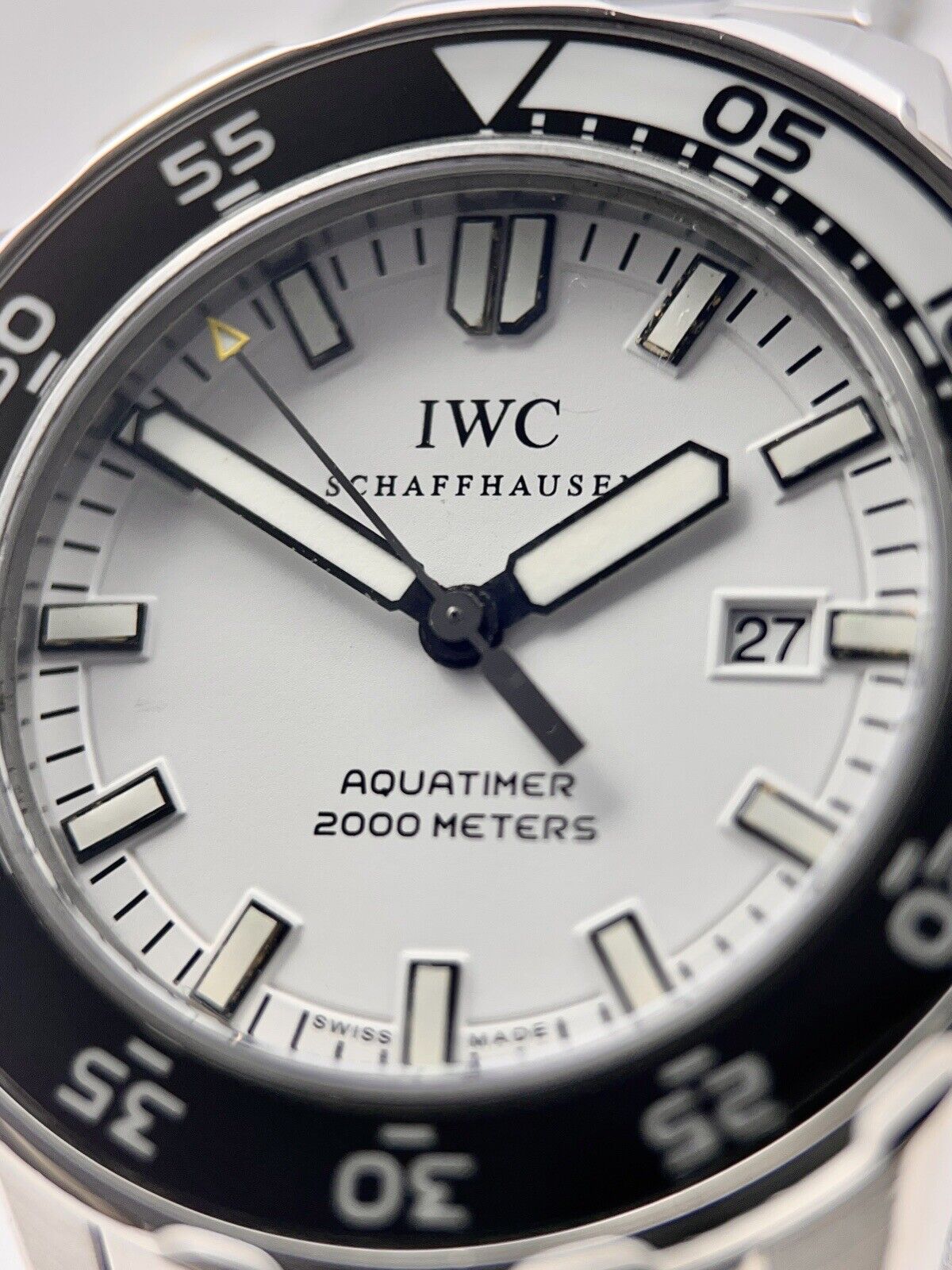 IWC Aquatimer 2000 IW356809 Automatic 44mm Stainless Steel Case Men's Watch