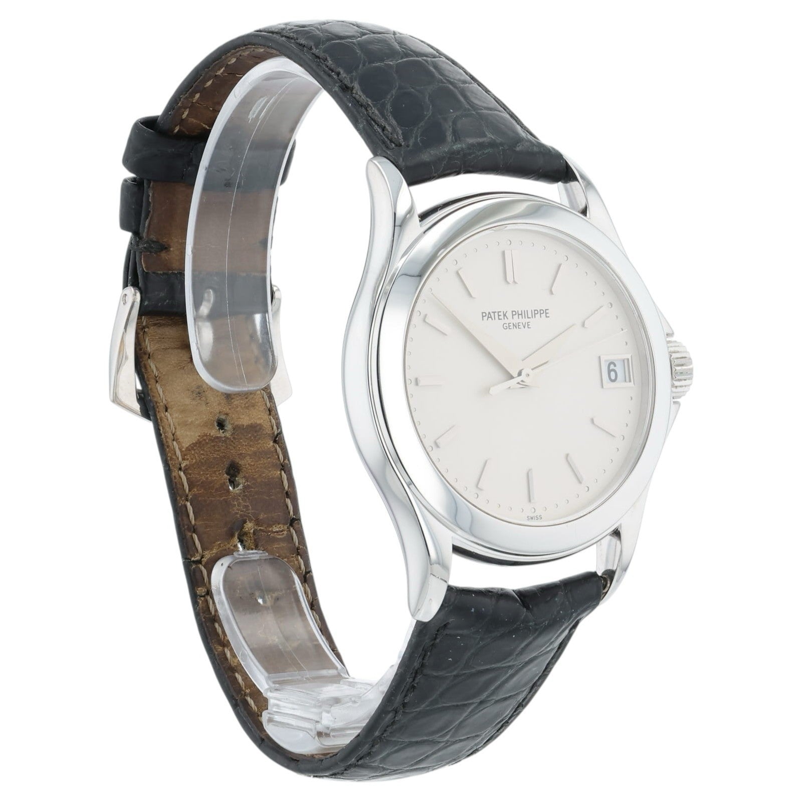 Patek Philippe Calatrava Silver Dial 18k White Gold 37mm Automatic Men’s 5127G
