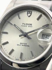 Tudor Oysterdate Steel Silver Dial 34mm Automatic Men’s Watch 74000