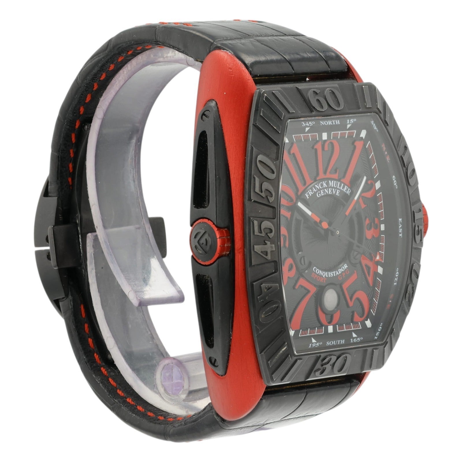 Franck Muller Conquistador Grand Prix Black Dial Titanium 38mm 8900 SC DT GPG