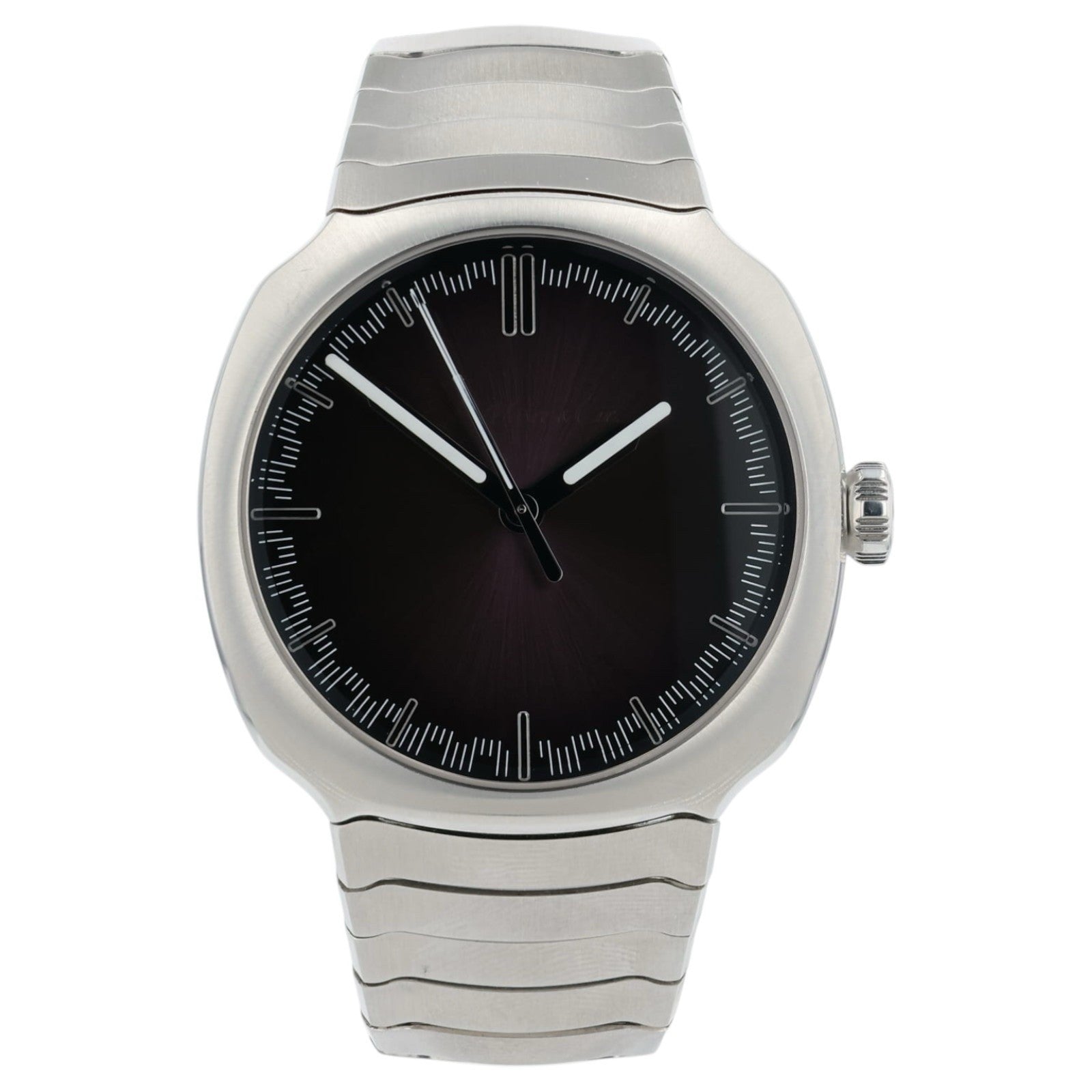 H. Moser & Cie. Streamliner Centre Seconds Purple Dial Steel 40mm Mens 6201-1201