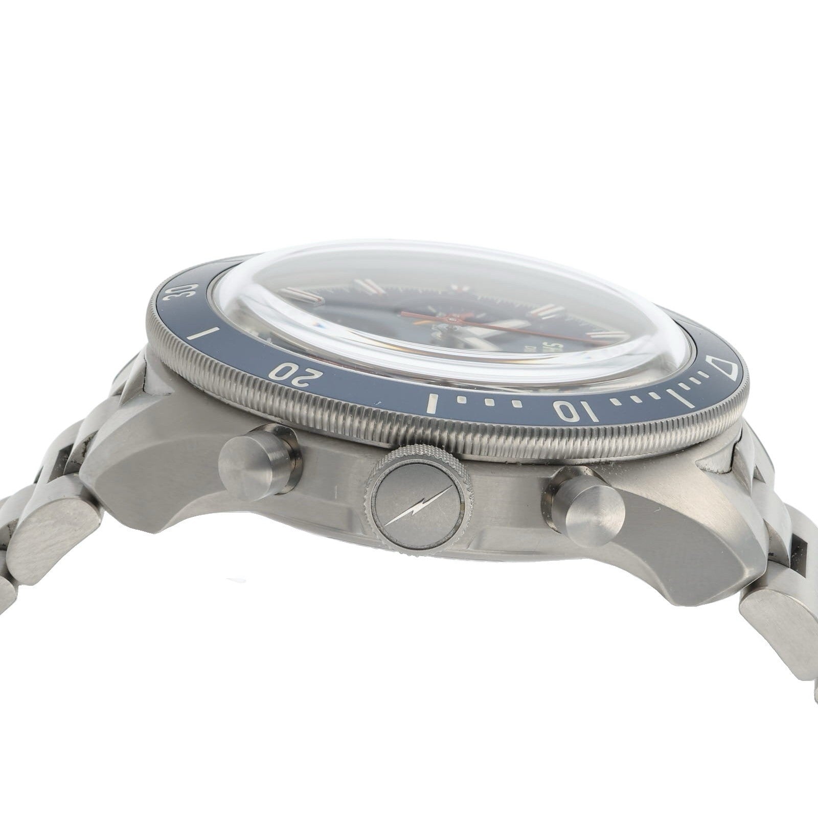 Shinola Mooncraft Monster Titanium Blue Dial 43mm Manual Wind Men’s Watch