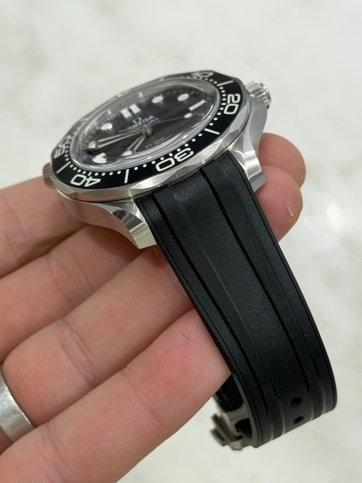 Omega Seamaster Diver Stainless Steel Black Dial 42mm Watch 210.32.42.20.01.003