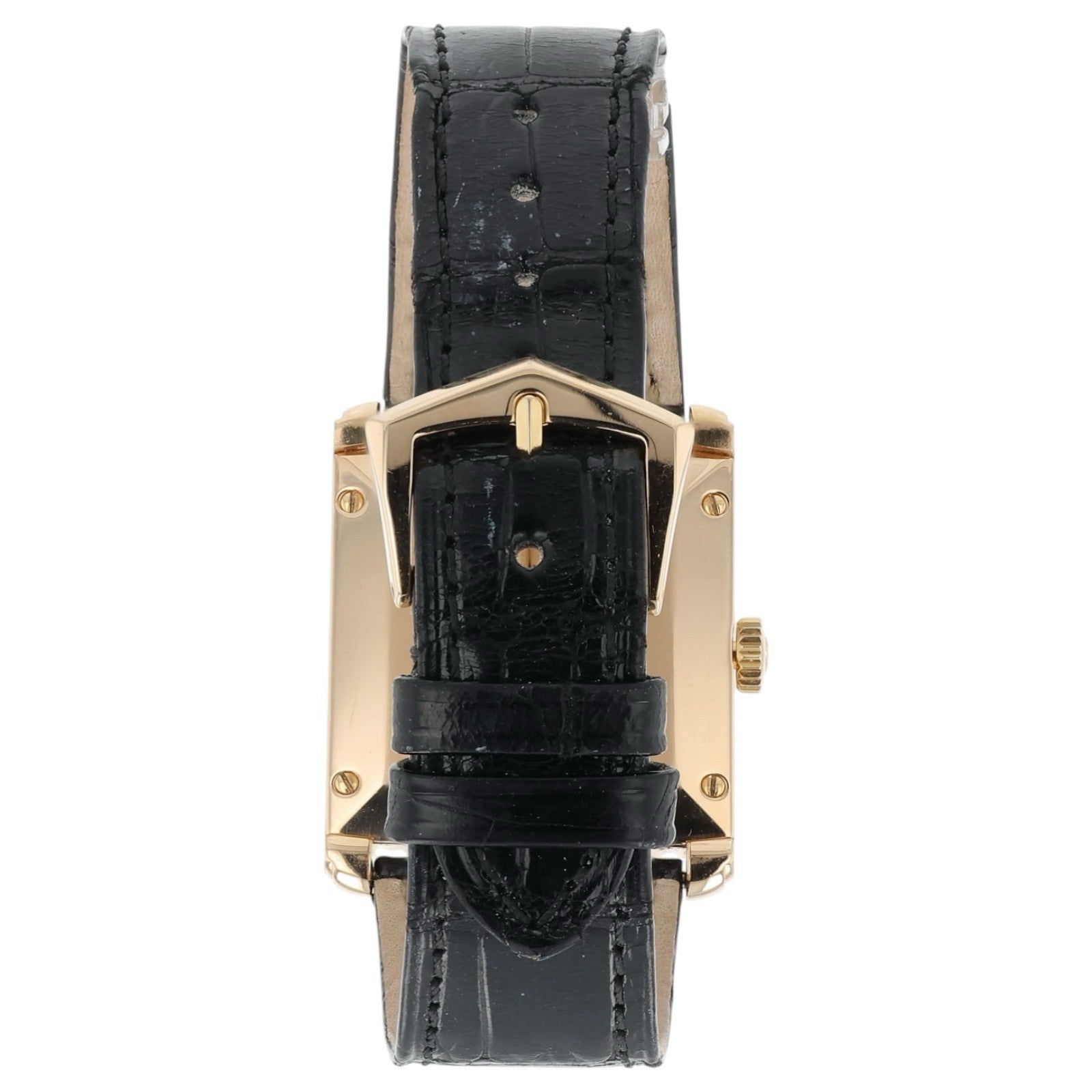 Patek Philipe Gondolo Black Dial 18k Rose Gold 35x28mm Manual Wind Men’s 5014