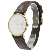 Vacheron Constantin White Dial 18k Yellow Gold 32mm Automatic Men’s Watch 48002