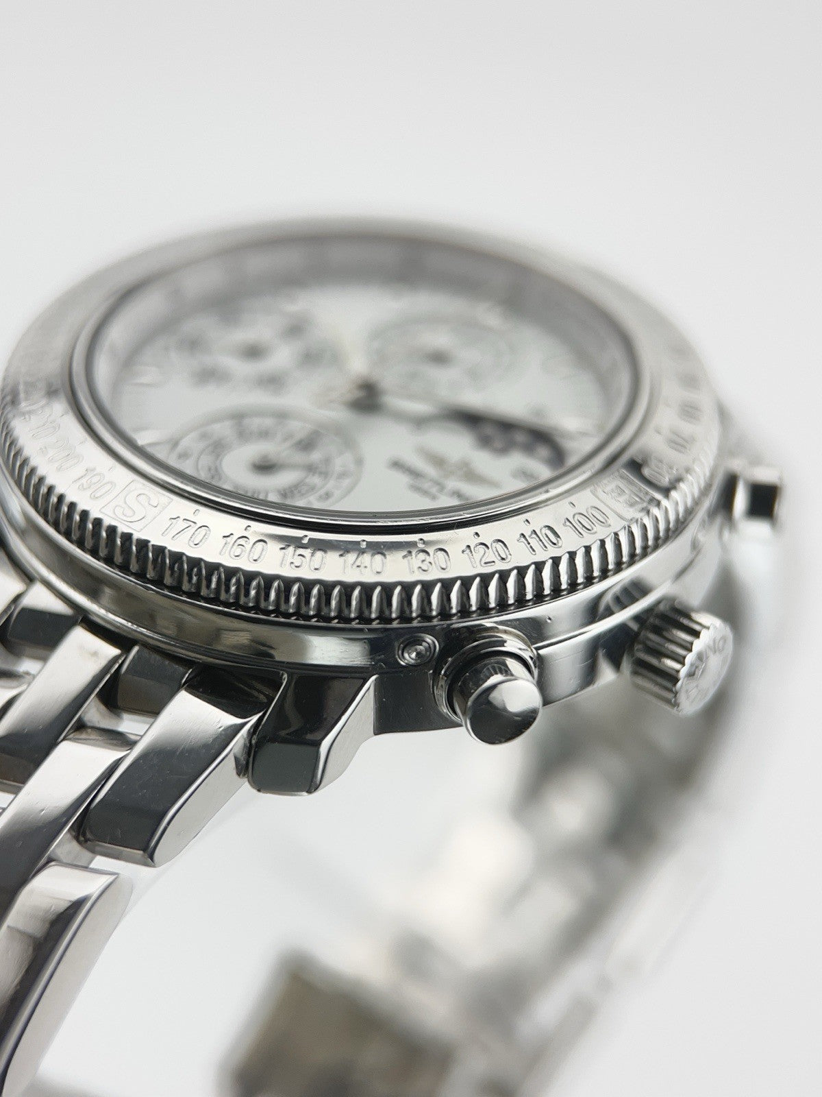 Breitling Astromat Special Ed Steel White Dial 40mm Automatic Mens Watch A19405