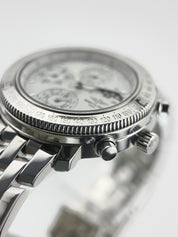 Breitling Astromat Special Ed Steel White Dial 40mm Automatic Mens Watch A19405