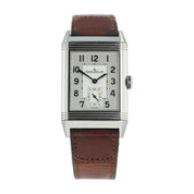 Jaeger-LeCoultre Reverso Steel Silver Dial 45x27mm Manual Wind Mens Q3858520