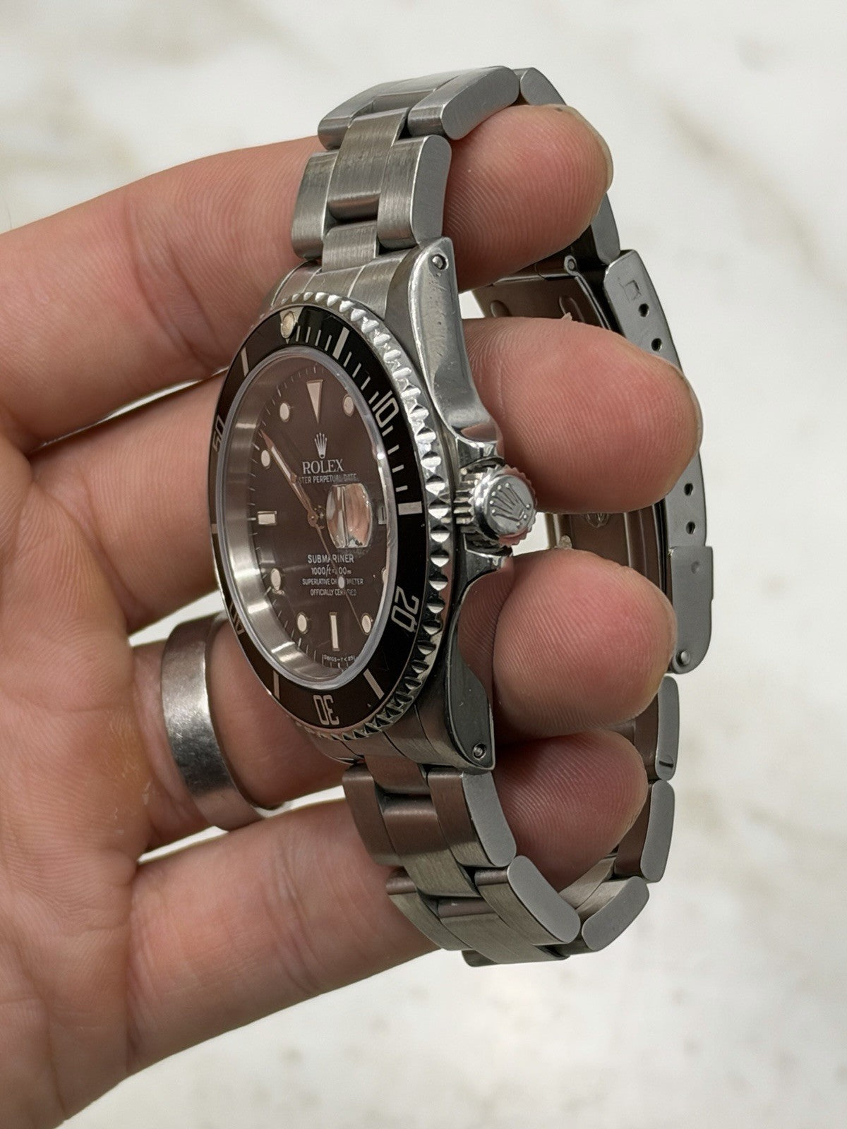 Rolex Submariner Black Dial Stainless Steel 40mm Automatic Mens Watch 16610