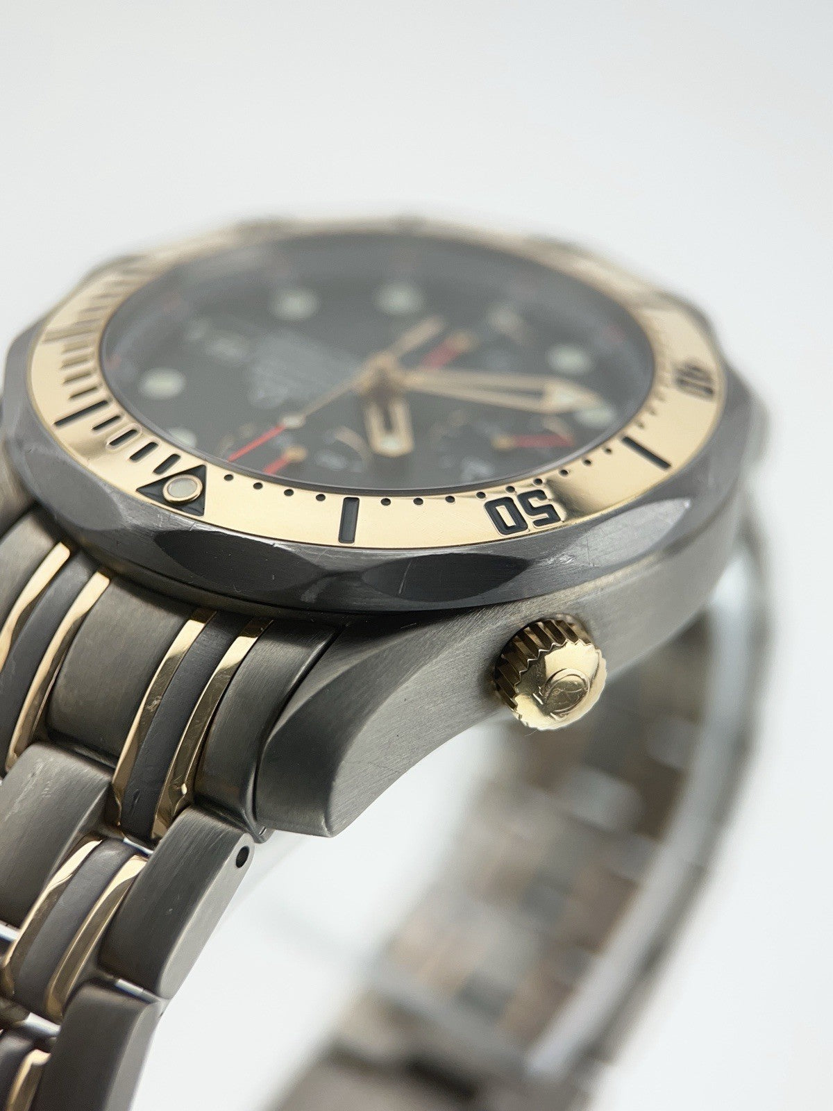 Omega Seamaster Diver Titanium & Gold Blue Dial 42mm Automatic Men’s 2296.80