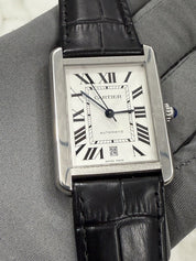 Cartier Tank Solo XL Stainless Steel 31mm Roman Automatic Men’s Watch W5200027