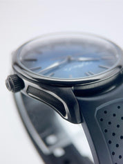 H Moser & Cie Pioneer Steel Blue Dual 42.8mm Automatic Men’s Watch 3200-1205