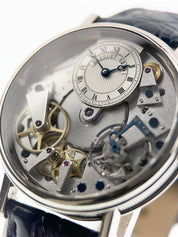 Breguet Tradition 18k White Gold Silver Color Dial 38mm Automatic Men’s 7037