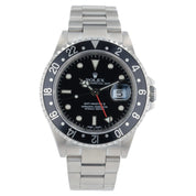 Rolex GMT-Master II Stainless Steel Black Dial 40mm Automatic Men’s Watch 16710T