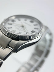 Rolex Air King Stainless Steel White Dial 34mm Automatic Mens Watch 114210