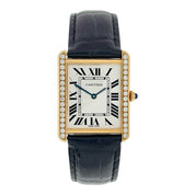 Cartier Tank Solo Gold & Steel Silver Color Dial 27mm Quartz WatchW5200025