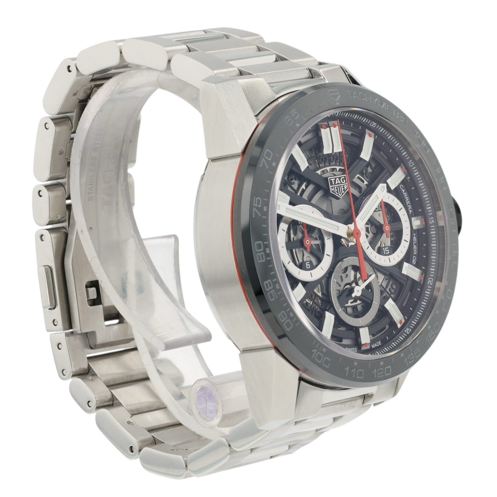 Tag Heuer Carrera Skeleton Dial Stainless Steel 43mm Automatic Men’s CBG2010
