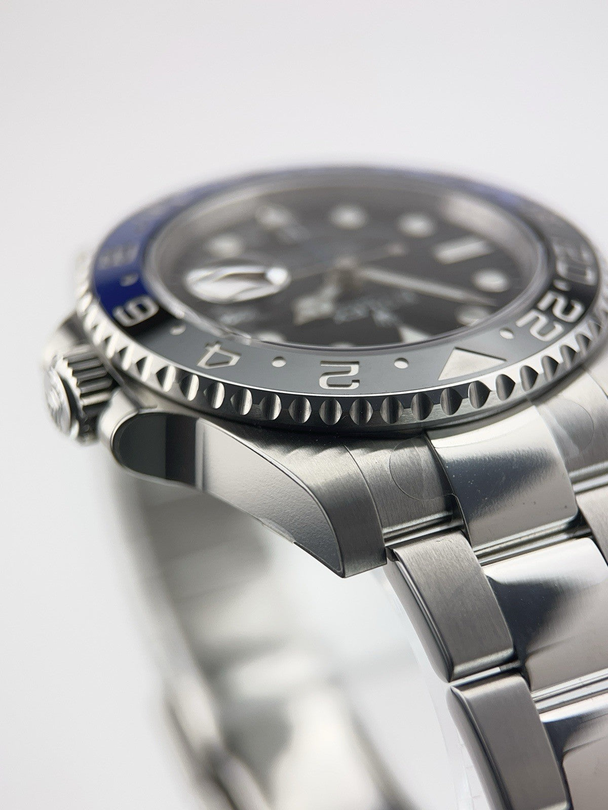 NEW Rolex GMT-Master Steel Black Dial 40mm Automatic Mens Watch 126710BLNR
