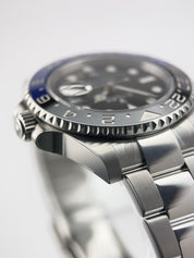 NEW Rolex GMT-Master Steel Black Dial 40mm Automatic Mens Watch 126710BLNR