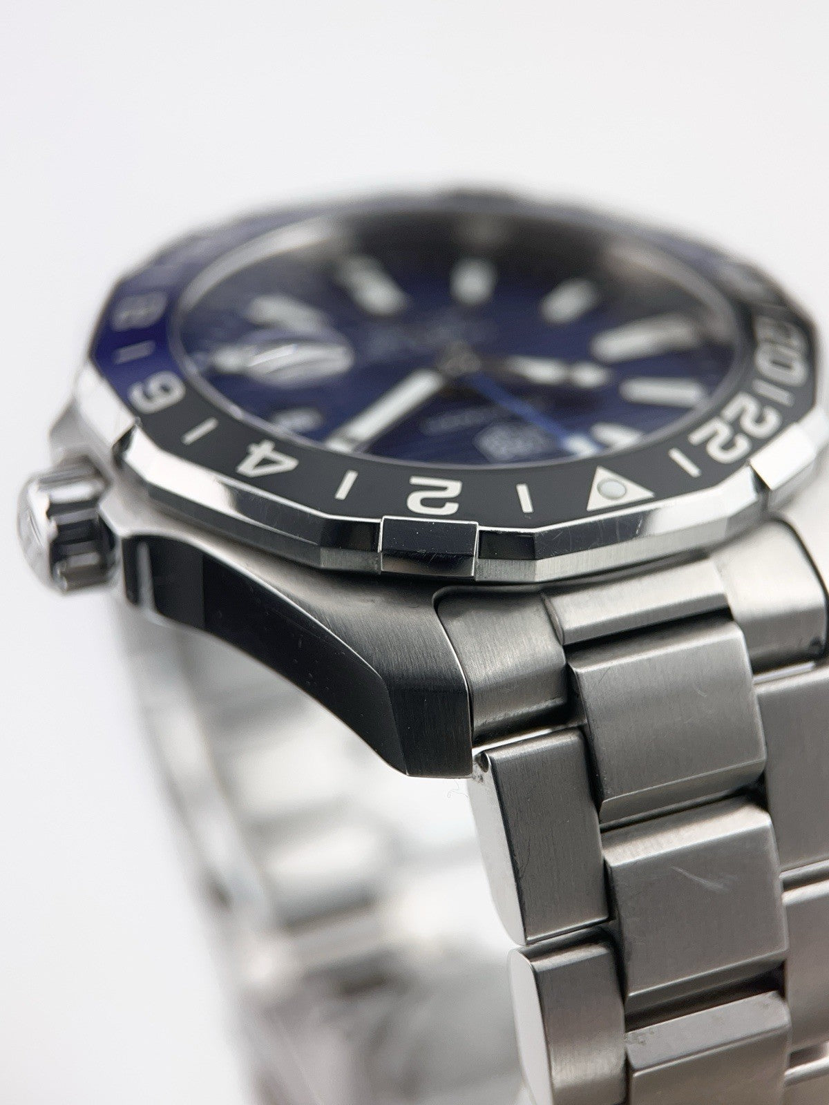 Tag Heuer Aquaracer Stainless Steel Blue Dual 43mm Automatic Men’s Watch WAY201T