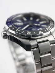 Tag Heuer Aquaracer Stainless Steel Blue Dual 43mm Automatic Men’s Watch WAY201T