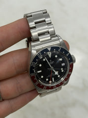 Tudor Black Bay GMT Pepsi Black Dial Stainless Steel Men's Watch 79830RB