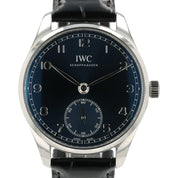 IWC Portugieser Blue Dial Stainless Steel 40mm Automatic Men’s Watch IW358305