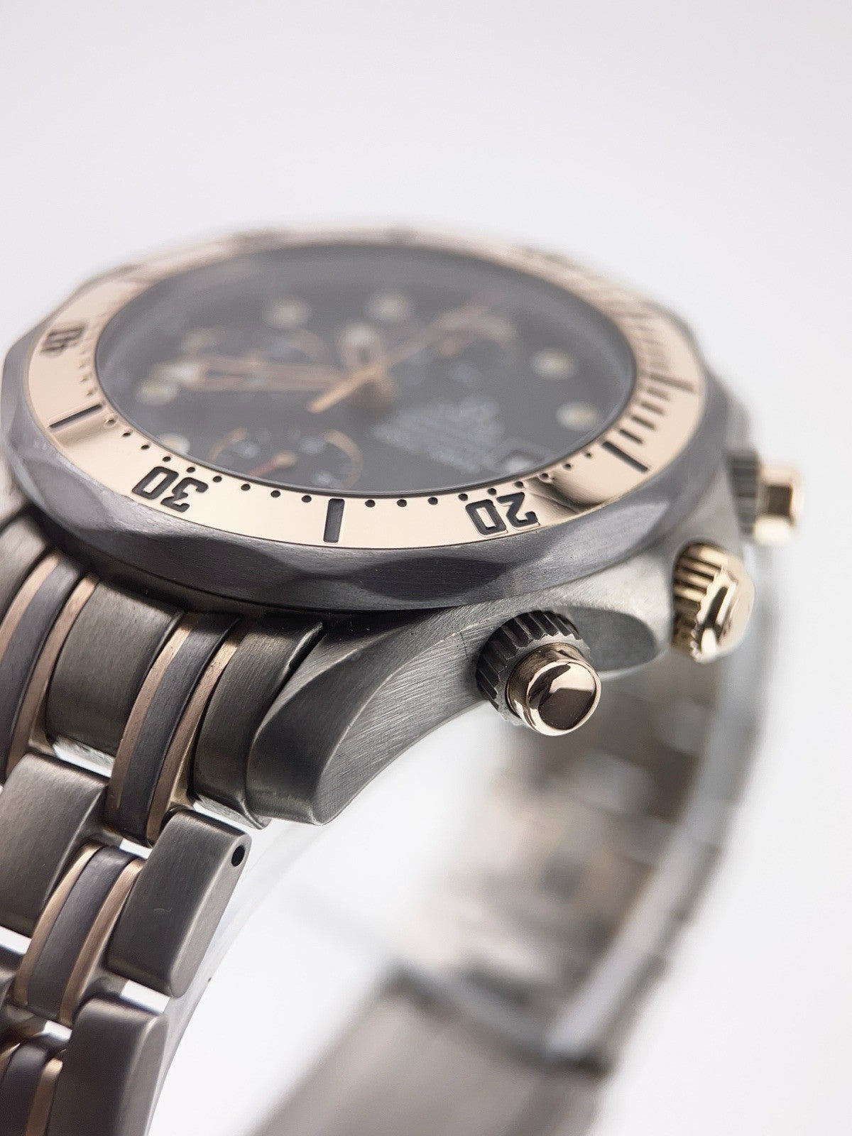 Omega Seamaster Chrono Titanium Blue Dial 42mm Automatic Men’s Watch 2296.80.00