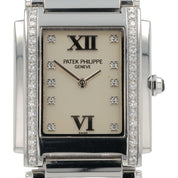 Patek Philippe Twenty 4 Steel Silver Dial 25x30mm Quartz Women's Watch 4910/10A