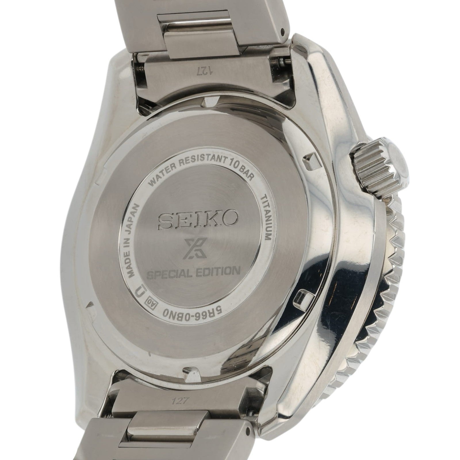 Seiko Prospex GMT Titanium Gray Dial 44mm Automatic Men’s Watch SNR051