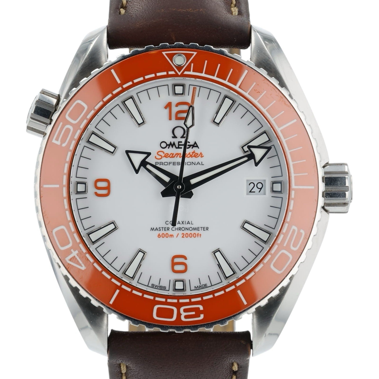 Omega Seamaster Planet Ocean White Dial Steel 42mm Automatic 215.30.44.21.04.001