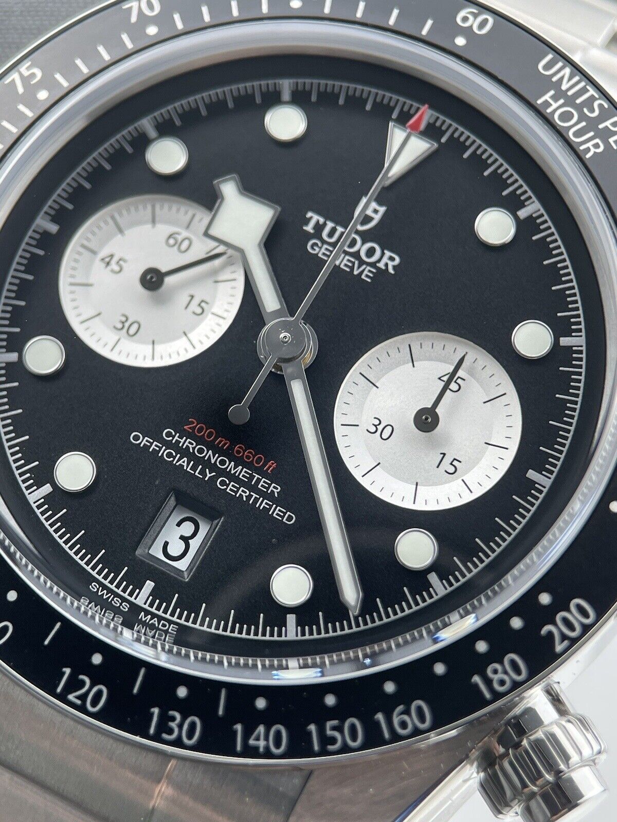 2023 BRAND NEW Tudor Black Bay Chronograph 79360N Black Dial Box & Warranty