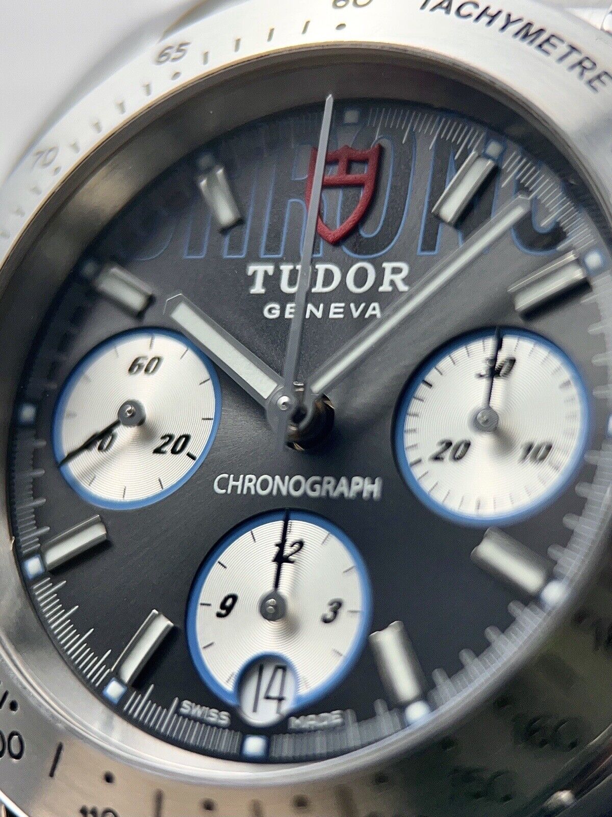 Tudor  Sport Chronograph 20300 Grey Dial Automatic 41mm Men's Watch