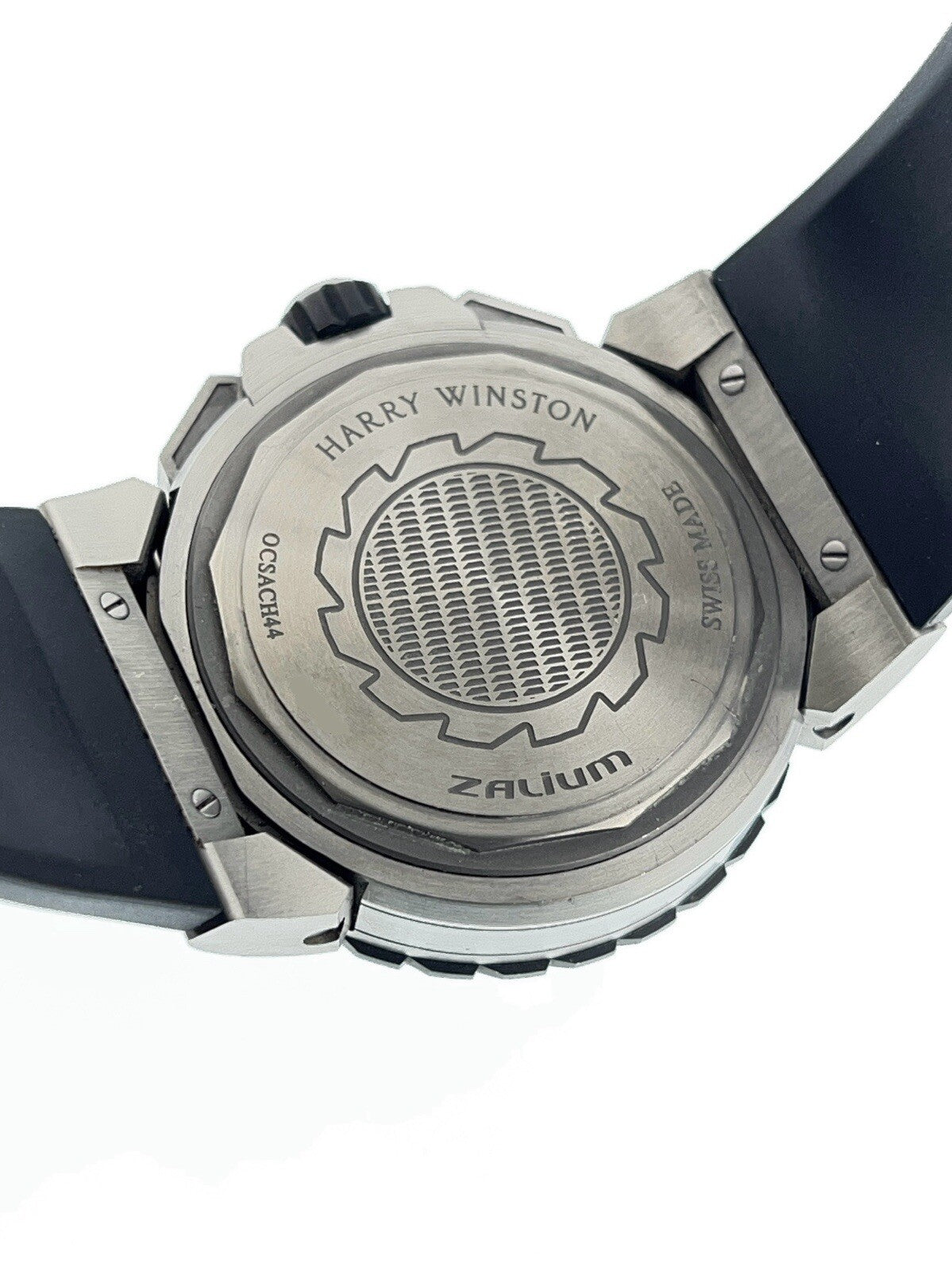 Harry Winston Ocean Stainless Steel Skeleton Dial 44mm Automatic Men’s OCSACH44