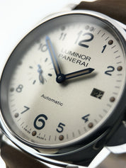 Panerai Luminor Due Stainless Steel Silver Dial 42mm Automatic Men's PAM00906