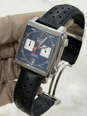 Tag Heuer Monaco “Steve McQueen” Blue Dial Steel 39mm Automatic Watch CAW211P
