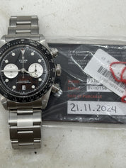 2024 Tudor Black Bay Chronograph 79360N 41mm Black Dial Stainless - Box Papers