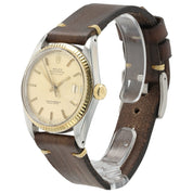 Rolex Datejust Champagne Dial Stainless Steel 36mm Automatic Men’s Watch 1601