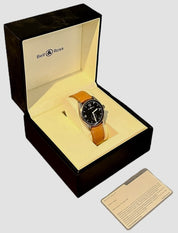 Bell & Ross Vintage Stainless Steel Black Dial 38mm Automatic Men’s Watch BR123