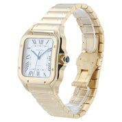 2022 Cartier Santos Silver Dial 18k Yellow Gold 40mm Automatic Watch WGSA0029