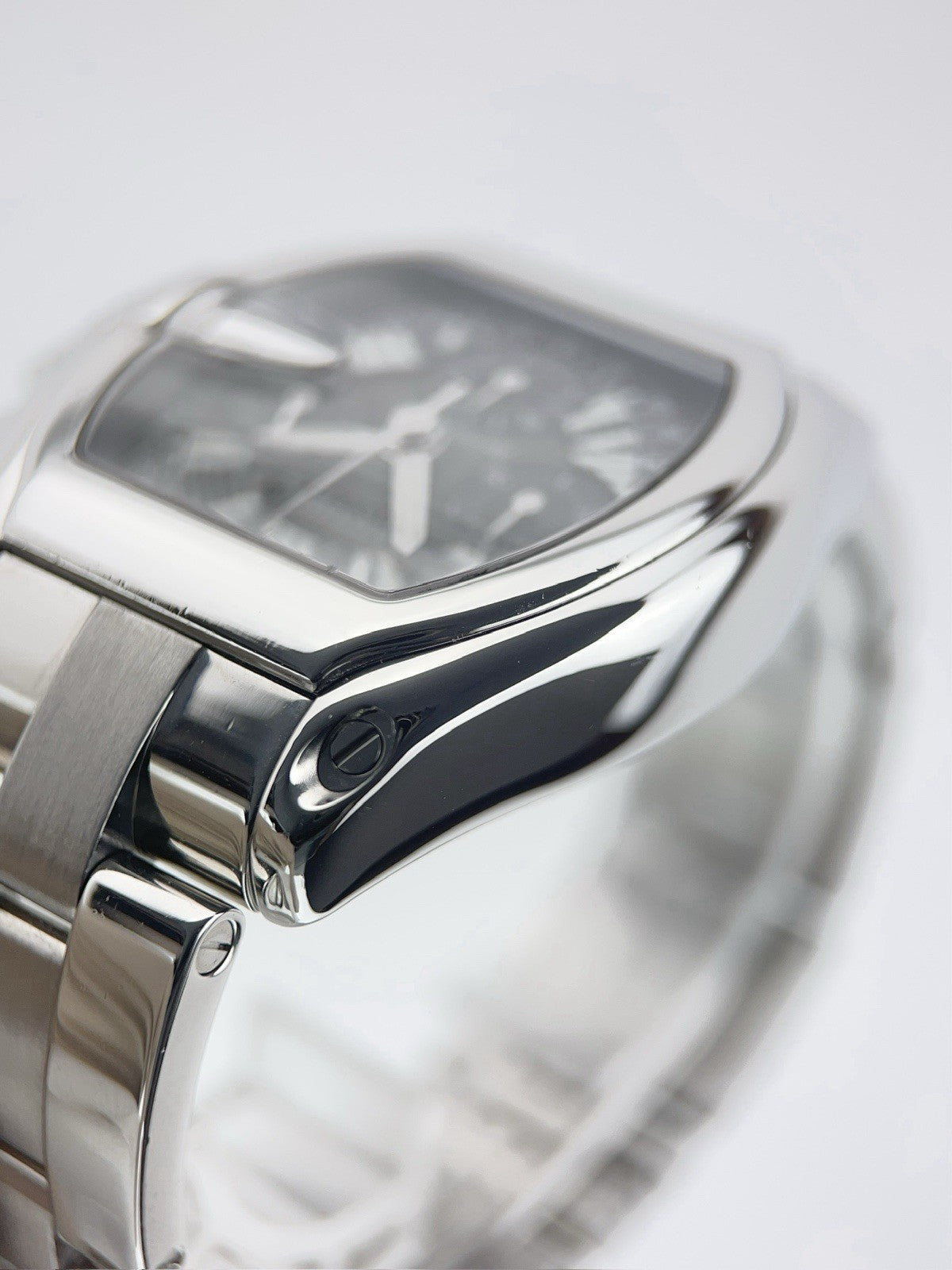 Cartier Roadster Stainless Steel Black Dial 40mm Automatic Men's Watch W62007X6