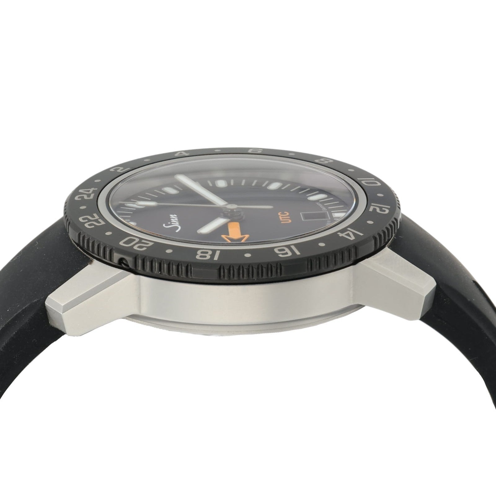 Sinn St Sa UTC Black Dial Stainless Steel 41mm Automatic Mens Watch 105