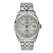 Tudor Prince Day & Date Stainless Steel Silver Dial 36mm Automatic Watch 76200